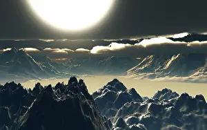 Planetary: The surface of a distant alien exoplanet