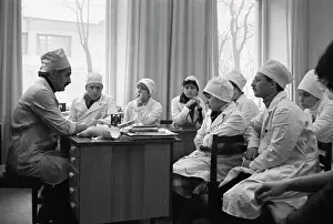 Conversing: Surgeon Vakhtang Nemsadze