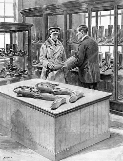 Maimed: Surgical work at a Clyde shipyard: Prince Edward inspects