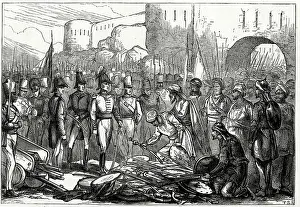 1810s: Surrender of Asirghar Fort, India, 1819