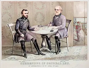 Surrender of General Lee - at Appomattox, C.H. Va. April 9th