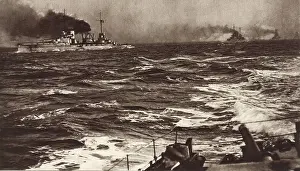 Obliged: Surrender of the German fleet to British off the