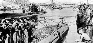 Decline: Surrender of German submarines, 1945