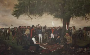 Mirabeau: Surrender of Santa Anna, Texas State Capitol