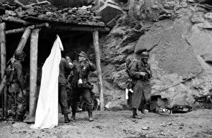Flagged: Surrendering German soldiers in Cherbourg on June