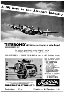 Patents: Surridges Patents - Adhesives & Sealants. HOLDITE TITEBOND