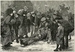 Intemperance: Surrounded Drunk, 1873
