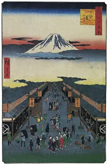 Shoppers: Suruga-Cho, by Hiroshige