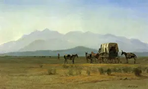 Rockies: Surveyor's Wagon in the Rockies