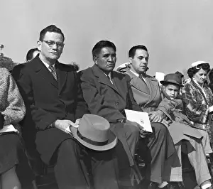 Raisers: Surviving Iwo Jima flag raisers at dedication