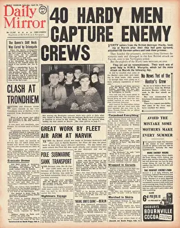 Narvik: Survivors of HMS Hardy arrive back from Narvik