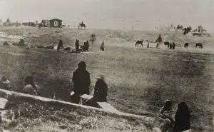 Traditionalist: Survivors of the Wounded Knee Massacre surrendering