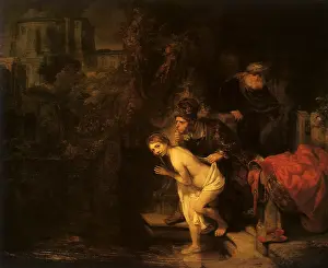 Elders: Susanna at the Bath Surprised by Two Elders, by Rembrandt