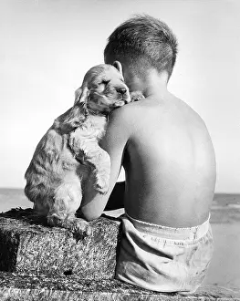 Devotion: Susi - with her best friend at the seaside
