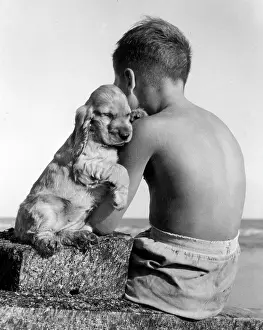 Devotion: Susi - with her best friend at the seaside