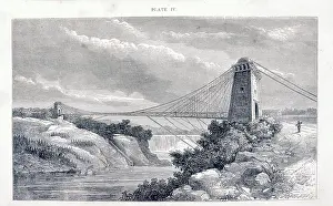 Niagara: Suspension bridge at the