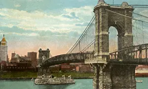 Cincinnati: Suspension Bridge. Cincinnati