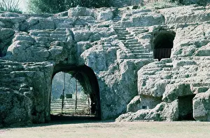 Sutri: Sutri, the amphitheater, Italy