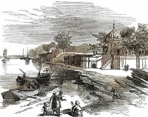 Cawnpore: Suttee Chowrah Ghaut, 1860
