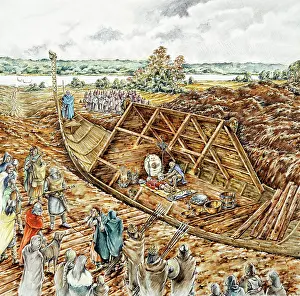 Woodbridge: Sutton Hoo ship burial
