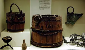 Anglo Saxon: Sutton Hoo Treasure. Domestic objects. 7th-8th centuries AD