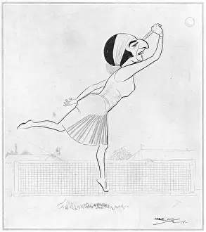 Bandeau: Suzanne Lenglen by Fred May