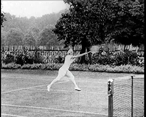 Suzanne: Suzanne Lenglen Playing A Tennis Match