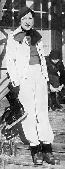 Sportswomen: Suzanne Lenglen at St. Moritz