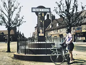 Whichcolourisedpic: SWAFFHAM CYCLIST 1950S