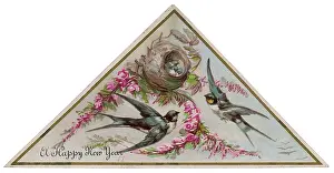 Rustica: SWALLOWS ON CARD