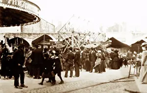 Whitehaven: Swallows Funfair, Whitehaven Fair in 1899