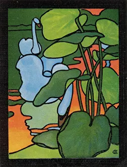 Olor: Swan - Glass Design - Jugend