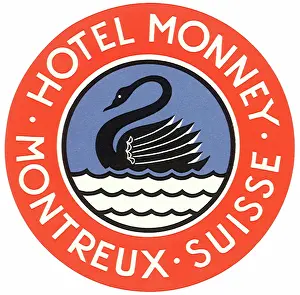 Graces: Swan Luggage Label