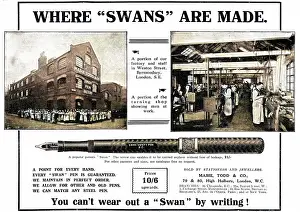 Swan pens advertisement, WW1