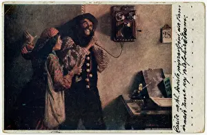 Brigand: A swarthy brigand makes his first ever telephone call