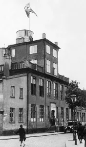 Opponent: A swastika flag in Danzig, 1933