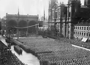 Odeonsplatz: Swearing in of armed forces recruits on Odeonsplatz in Munic