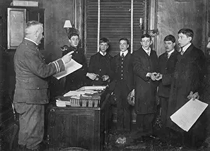 Horatio: Swearing in of British recruits, 1914