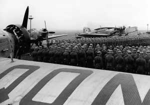 Allegiance: Swearing-in of Luftwaffe recruits, 1937