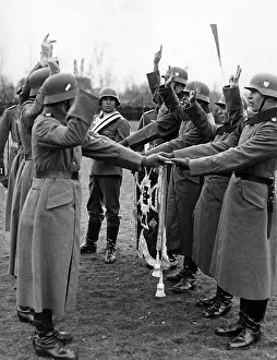 Consecrated: Swearing-in of recruits of the railway troops of the
