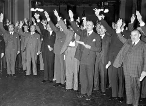 Everywhere: Swearing in of officials in 1934
