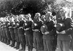 Bordeaux: Swearing in of recruits in the armed forces, 1941