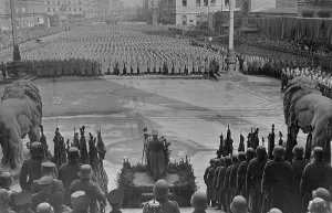 Odeonsplatz: Swearing in of recruits on Odeonsplatz in Munich, 1935