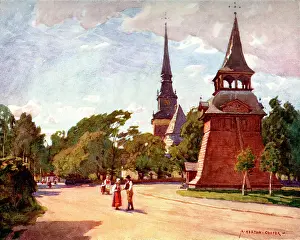 Mora: SWEDEN/MORA/CHURCH 1927
