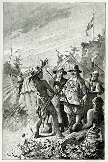 Swedish emigrants arrive in America