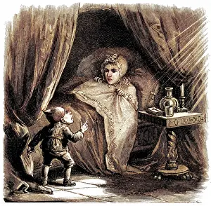 Nisse: Swedish Nisse in a bedroom