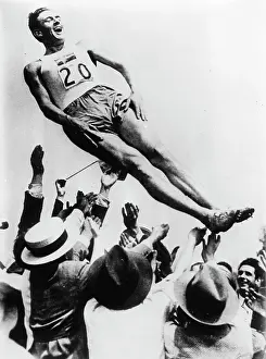 Pentathlete: The Swedish pentathlete Johan Gabriel