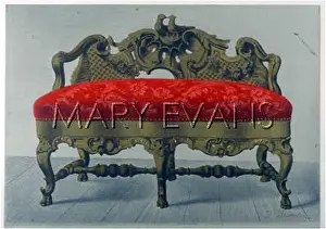 Settees: Swedish sofa in the rococo style