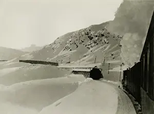 Avalanches: SWEDISH TRAIN IN SNOW