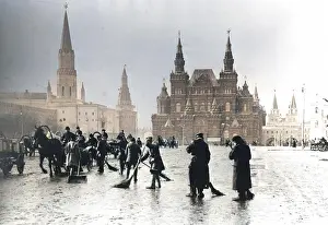 Sweepers: Sweepers on Red Square, Moscow